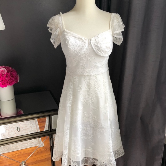 Astr Dresses & Skirts - Astr The Label Poppy Lace White Dress